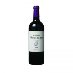 CANON-FRONSAC CHATEAU HAUT-BALLET 2008, prix ttc btle de 75 cl