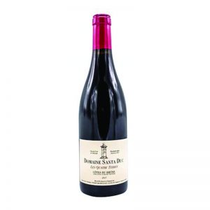 COTES-DU-RHONE LES QUATRE TERRES DOMAINE DE SANTA DUC 2019, prix ttc btle de 75 cl