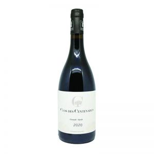 IGP PAYS D OC CINSAULT CLOS DES CENTENAIRES 2020, prix ttc btle de 75 cl